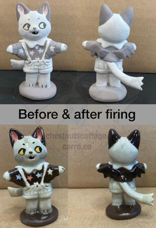 Small figurine. 2.5", semi complex- $140